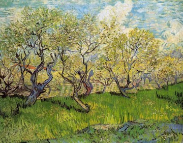 Vincent Van Gogh Painting - Huerto en flor 3 Vincent van Gogh